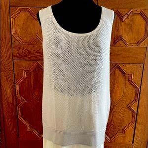 Helmut Lang fine gray cashmere sweater, size L